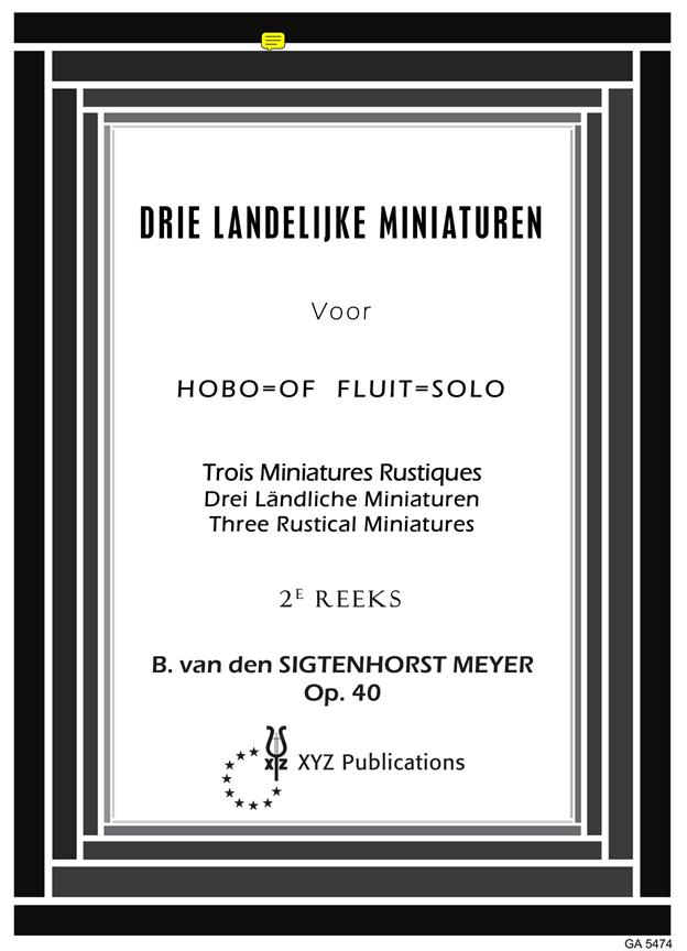 3 Landelijke Miniaturen 2e Reeks,Vol.2